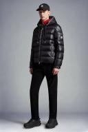 Moncler | Men Pavin Shiny Nylon Down Jacket Black 3