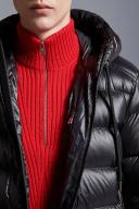 Moncler | Men Pavin Shiny Nylon Down Jacket Black 3