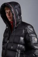 Moncler | Men Pavin Shiny Nylon Down Jacket Black 3