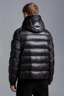 Moncler | Men Pavin Shiny Nylon Down Jacket Black 3