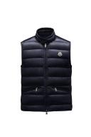 Moncler Men's Gui Down Gilet - Blue - Waistcoats