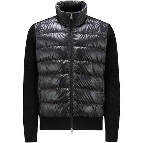 Moncler | Men Ultra-fine Wool & Rainwear Cardigan Black L