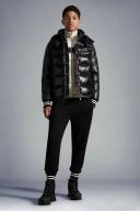 Moncler | Men Vercors Nylon Laqué Down Jacket Black 2