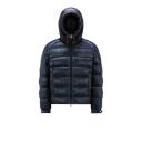 Moncler Navy Quilted Down Jacket