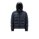 Moncler Navy Quilted Down Jacket