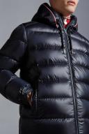 Moncler Navy Quilted Down Jacket