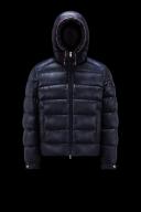 Moncler Navy Quilted Down Jacket