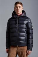 Moncler Navy Quilted Down Jacket