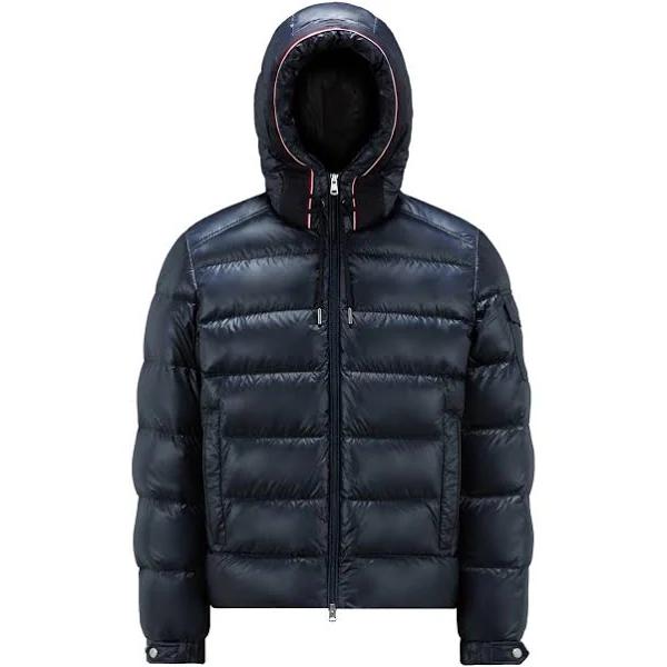 Moncler Navy Quilted Down Jacket