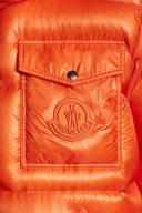 Moncler Orange Logo Down Jacket