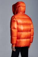 Moncler Orange Logo Down Jacket