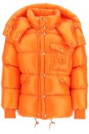 Moncler Orange Logo Down Jacket