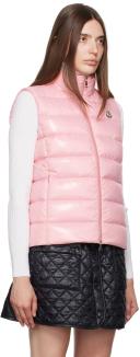 Moncler Pink Ghany Down Vest