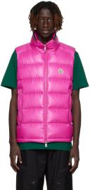 Moncler Pink Ouse Down Vest