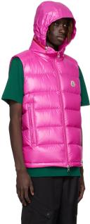 Moncler Pink Ouse Down Vest