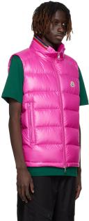 Moncler Pink Ouse Down Vest