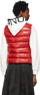 Moncler Red Down Ghany Vest