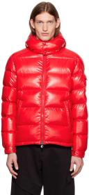 Moncler Red Maya Down Jacket