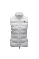 Moncler White Down Ghany Vest