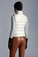 Moncler White Down Ghany Vest