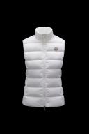 Moncler White Down Ghany Vest