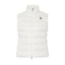 Moncler White Down Ghany Vest