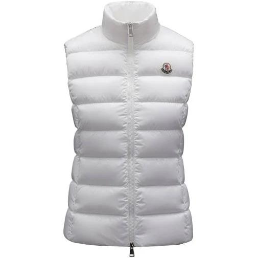 Moncler White Down Ghany Vest