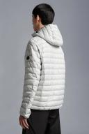 Moncler White Lauzet Down Jacket