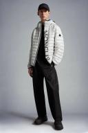 Moncler White Lauzet Down Jacket