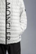 Moncler White Lauzet Down Jacket