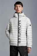 Moncler White Lauzet Down Jacket