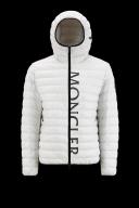 Moncler White Lauzet Down Jacket