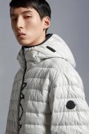 Moncler White Lauzet Down Jacket