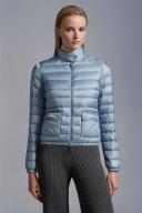 Moncler Women's Lans Short Down Jacket - Blue - Casual Jackets