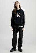 Monogram Logo Hoodie Black M