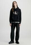 Monogram Logo Hoodie Black XL