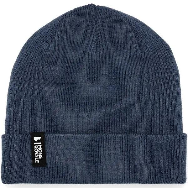 Mons Royale McCloud Beanie - Blue Slate