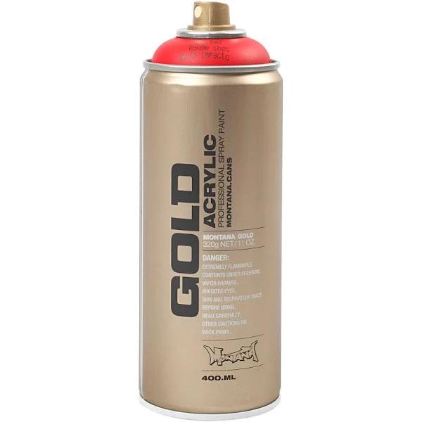 Montana Gold Spray Paint 400ml Shock Red