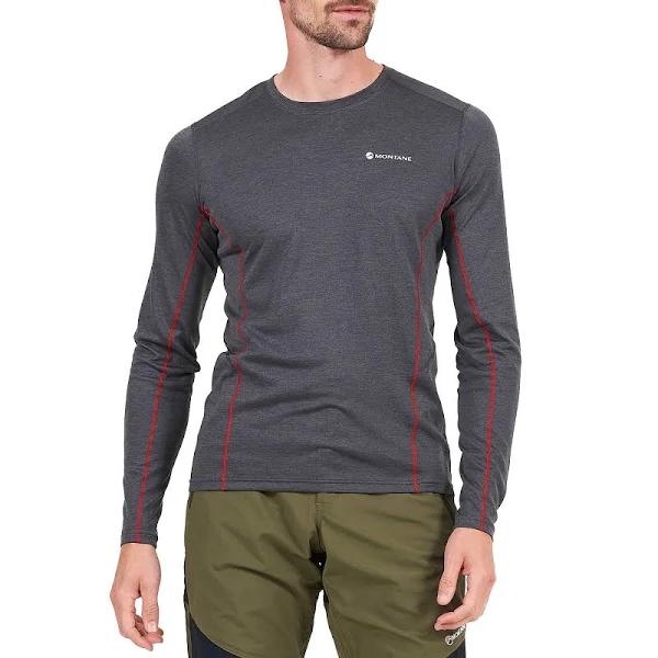 Montane Mens Dart Long Sleeve T-Shirt Slate S