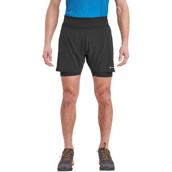 Montane - Slipstream 7 Inch Trail Running Shorts - Black - UK Medium
