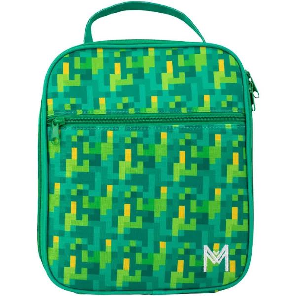 MontiiCo - Large Insulated Lunch Bag - Pixels