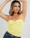 Mooloola Women's Bianca Knit Tube Top in Grey | Size 04