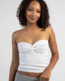 Mooloola Women's Bianca Knit Tube Top in Grey | Size 12
