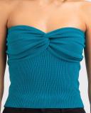 Mooloola Women's Bianca Knit Tube Top in Navy | Size 12