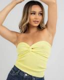 Mooloola Women's Bianca Knit Tube Top in White | Size 16