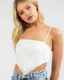 Mooloola Women's Clemence Plisse Top in White | Size 06