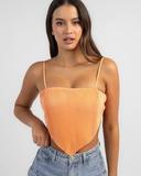 Mooloola Women's Clemence Plisse Top in White | Size 12