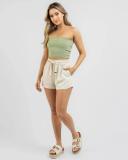 Mooloola Women's Hawaii Shorts in Natural | Size 08