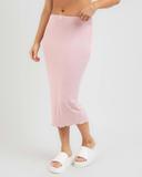 Mooloola Women's Romantic Midi Skirt in Pink | Size 10