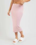 Mooloola Women's Romantic Midi Skirt in Pink | Size 14